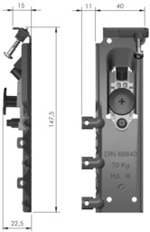 Schizzo closet hanger LIBRA H3 RE+SHR