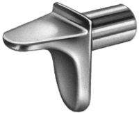 Artikelbild Mini-Bodenträger Zamak mit einem Zapfen-D. 5 mm