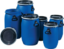 Image de l'article Weithalsfass 120l PE blau Einfüllöffnung
