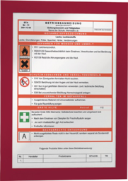 Articolo immagine Magnetrahmen DIN A4 rot selbstklebende R