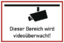Articolo immagine Hinweiszeichen Videoüberwacht L300xB200m