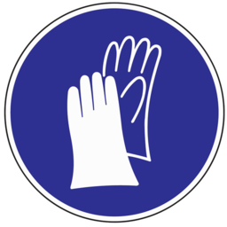 Image de l'article Folie Handschutz benutzen D.200mm blau/w