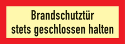 Article picture Brandschutzzeichen DIN 4066 L297xB105mm