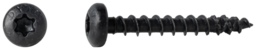 Image de l'article BLACKedition Spanplattenschrauben mit I-Stern Pan Head Vollgewinde TX-10, HCP schwarz