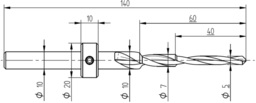 Schizzo Special step drill f.UNITA
