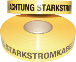 Articolo immagine Trassenwarnband Aufdruck Achtung Starkst