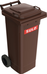 Articolo immagine Müllgroßbehälter 80l HDPE braun fahrbar,