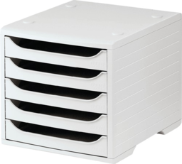 Image de l'article Ablagebox 5 Schubl.grau/grau Ku.H255xB27