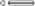 Croquis 2 Goupille cylindrique rainurée a.chanfrein