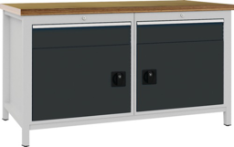 Image de l'article Werkbank grau lichtgrau B1500xH859xT750m