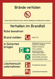 Articolo immagine Brandschutzzeichen DIN EN ISO 7010 L210x
