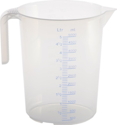 Articolo immagine Messkanne 5000 ml PP transp.D203xH257mm