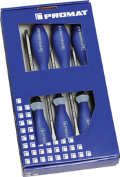 Article picture Schraubendrehersatz 6-tlg.Schlitz/PH 3K-