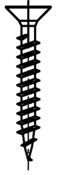 Skizze 2 SPAX-Schrauben Senkkopf-Z