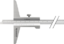 Image de l'article Tiefenmessschieber DIN 862 300mm ger.Sch
