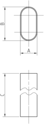 Sketch Closet oval tube seamless