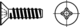 Skizze 2 Senk-Blechschrauben-F-H