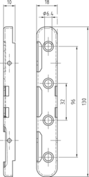 Sketch Bed cap w.4 holes