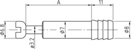 Schizzo Thread Pin Long.lock+socket