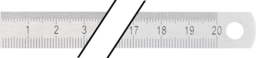 Image de l'article Stahlmaßstab L.300mm rostfr.Stahl biegsa