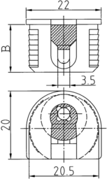 Sketch Connection fitting AZ 21 V