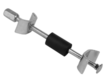 Articolo immagine Arbeitsplattenverbinder, montiert mit Montagehilfe (NBR/PVC Rohr), für Bohrungen Durchmesser 35 mm
