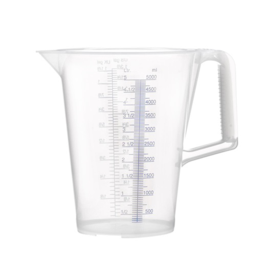Articolo immagine Messbecher 5l blau bedruckte Skala PP PR