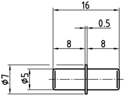 Sketch Duplo shelf support 5/5 X 16