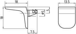 Schizzo Shelf support type 1 maxi