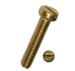 Artikelbild Zylinderschrauben mit Schlitz Messing DIN EN ISO 1207