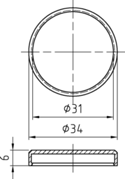 Schizzo Cover cap f.base reinforcement