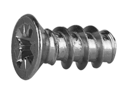 Artikelbild Euroschrauben Senkkopf Kreuzschlitz-Z, Kopf-D 9 mm, Grobgewinde