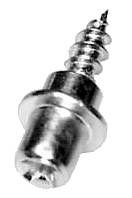 Article picture Verbindungsbolzen mit Holzschraubengewinde D.-4 mm, für Verbindungsbeschlag Flipper