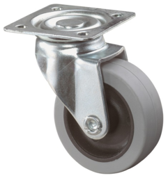 Article picture Lenkrolle D.50mm Trgf.35kg m.Platte grau