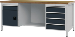 Image de l'article Werkbank grau lichtgrau B2000xH859xT750m