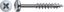 Image de l'article Vis à tête bombée pour panneaux d'aggloméré a.KRZ-Z 2
