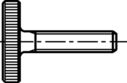 Croquis 2 Vis moletée basse DIN 653