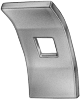 Articolo immagine Gebogene Platten für Bohrungen Durchmesser 60mm mit Loch 6,5 x 6,5 mm für Arbeitsplattenverbinder