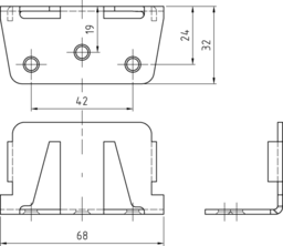 Sketch Bracket f.center beam fitting