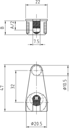 Sketch Connection fitting AZ 20