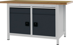 Image de l'article Werkbank grau lichtgrau B1500xH859xT750m