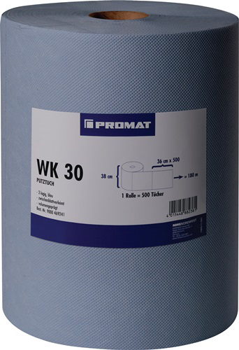 Artikelbild Putztuch WK 30 L360xB380ca.mm blau 3-lag