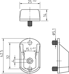 Sketch Wardrobe rail bear.+2pivots D5