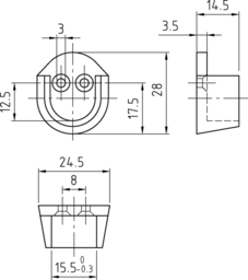 Sketch Closet tube bearing f.screwing