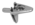 Artikelbild Bodenträger Zamak mit einem Zapfen für 3 mm Lochreihe