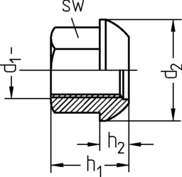 Schizzo 6KT MU BALL BAND A DIN 74361