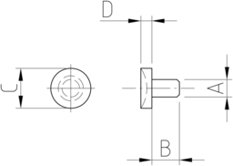 Schizzo Glass supports to plug in