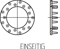 Schizzo Disk anchor C 11 CE-compliant