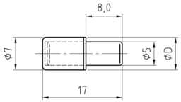 Sketch Duplo shelf support+KS sleeve