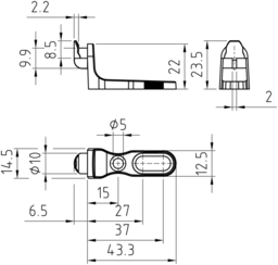 Sketch Rear wall bracket light vers.